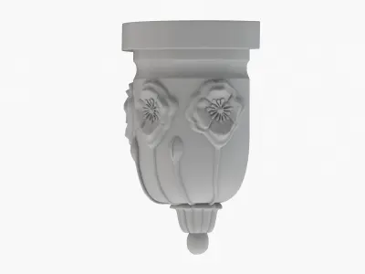 Scroll Corbel 36 3D model