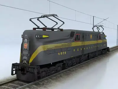 Pennsylvania GG1 Low-poly 3D model