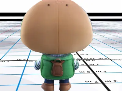 Mike W StrangerThingd plushie 3D model