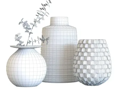 Crate and Barrel Sundown Vases 3D model
