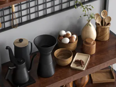 kitchen accessories015 3D model