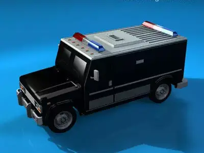 SWAT truck 3D model