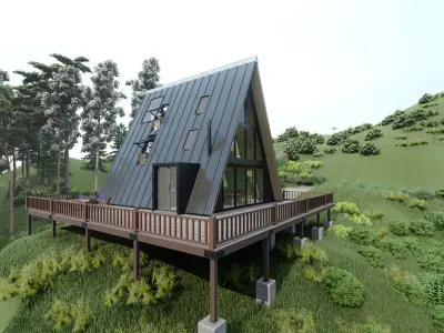 A - Frame tiny house   3D model