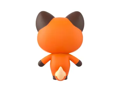 Character131 Rigged Fox 3D model