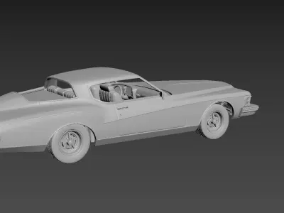 Buick Rievera 1973 3D print model