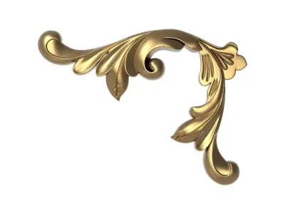 decorative pattern ready for 3D printing 3D model