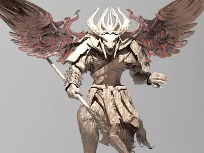 Japanese Ancient Winged genma 3D model