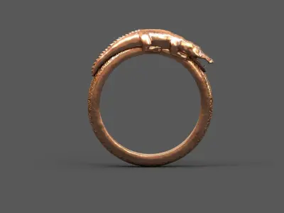 High-Quality 3D Ring Model Low-poly 3D model 15
