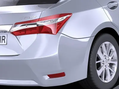 Toyota Corolla EU-Version 2016 VRAY 3D model