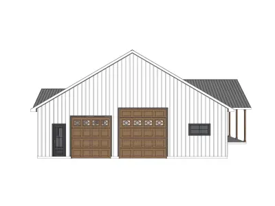 Barndominium House 095 -Archimple LLC 3D model