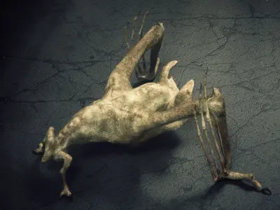 Vampire Bat Creature 3D model