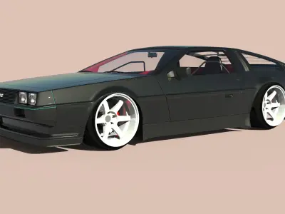 DMC DeLorean 3D model