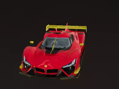 Apollo Project EVO Hypercar 3D model