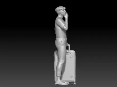 waiting for the trip boy 1 3D print model