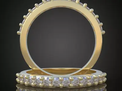 Ring 3D model 0148 printable model3 Free 3D print model