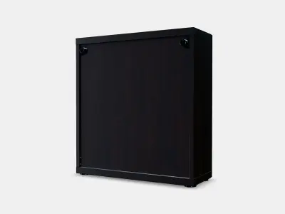 BESTA Shelf unit with glass door 18 3D model