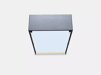 HAVSTA Glass-door cabinet with plinth 2 Low-poly 3D model