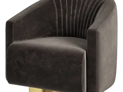 Viola Armchair By Elve Luxury 3D model