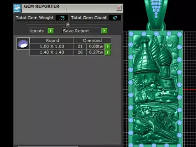 Castle Landscape Pendant Free 3D print model