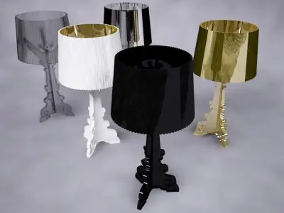 KARTELL BOURGIE TABLE LAMP 3D model