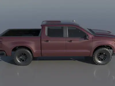Chevrolet Silverado 1500 2022  3D print model