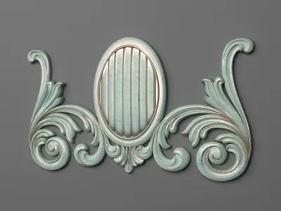 Center decorative ornament 3D print model