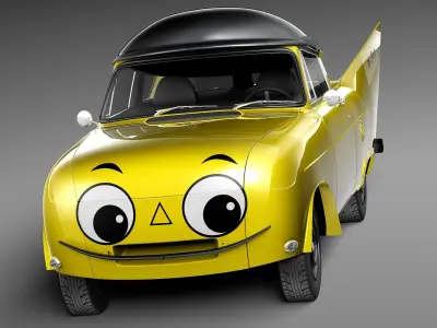 mr beep  sample model Free 3D model