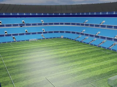 Champions League Stadium Low-poly 3D model