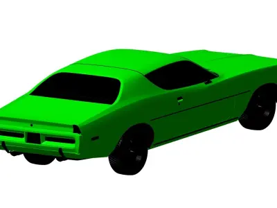 Dodge Charger 1970 3D model purchase