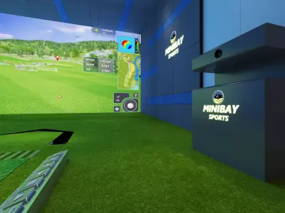 golf interior 3D model