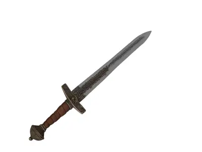 Sword Low-poly 3D model 84