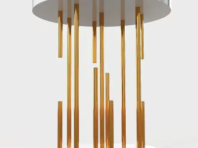 Round side table 3D model