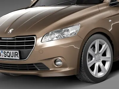 Peugeot 301 2013 3D model