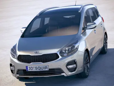 Kia Carens 2018 3D model