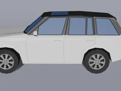 Range Rover Low-poly 3D model