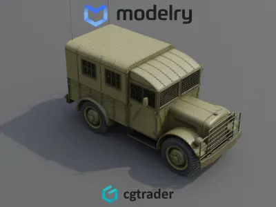 4x4 truck 3D model by OK3D