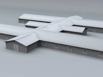 PREFABRICATED BUILDING 2 3D model