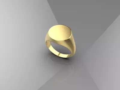 mens ring classic finger ring Free 3D print model
