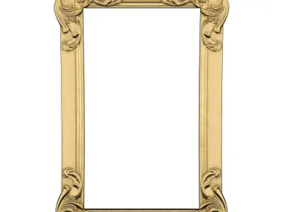 Frame Mirror Ornamental Classic Vol 02 3D model