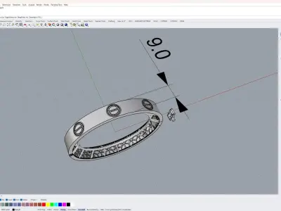 9mm bracelets 3D print model