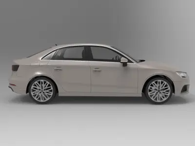 Audi A3 sedan 2017 3D model