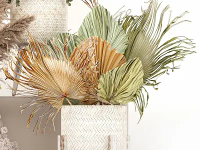 Bouquets for wedding decoration 231 3D model