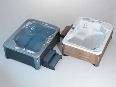 Jacuzzi Hot Tub Premium 4 Seat  3D model