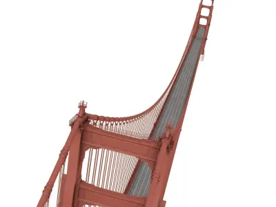 Golden Gate Bridge 3D model