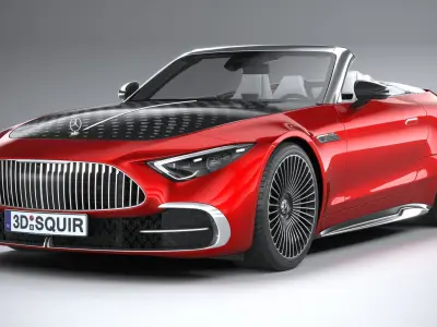 Mercedes-Benz SL Monogram Maybach 2025 3D model