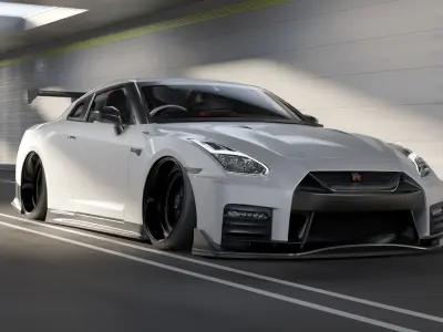 3D Hybrid Tunnel  Without the car 3D model