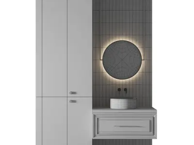 Luxury Bathroom 196 3D model