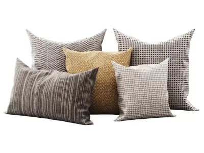 Decorative Pillows v1 3D model
