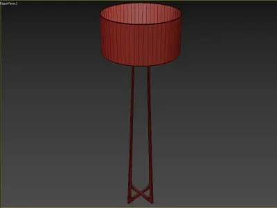 RH WRIGHT FLOOR  LAMP 3D model