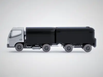 Truck Low-poly 3D model from CGTrader